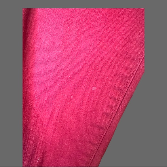 Sanctuary Denim Social Ankle Skinny Jeans Red Size 31 Standard Rise - Picture 5 of 9